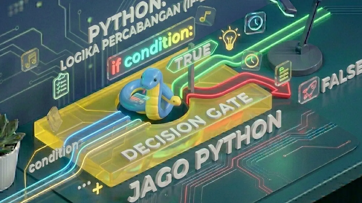 Jago Python #4: Logika Percabangan (If, Elif, Else)