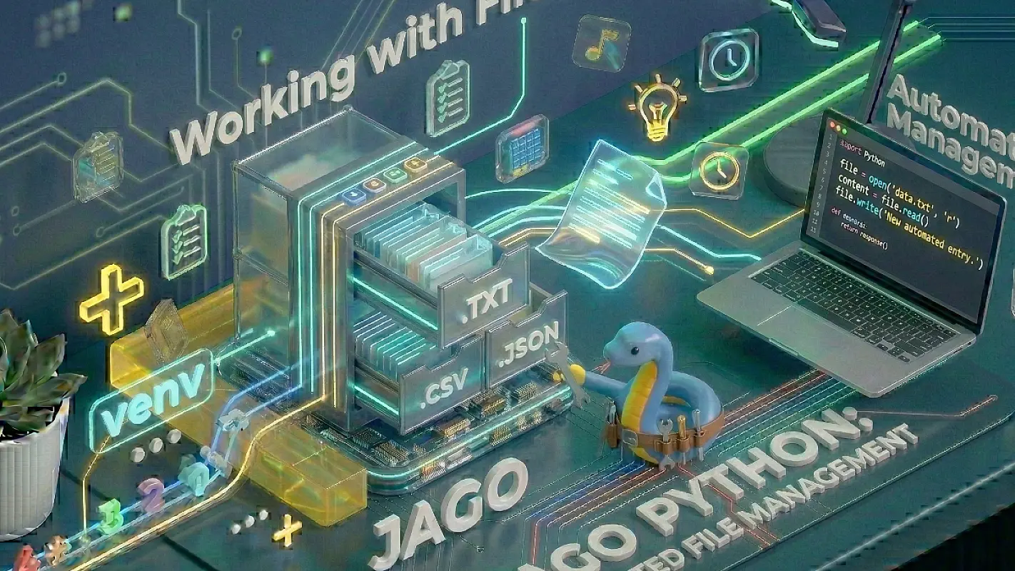 Jago Python 2 #3: Working with Files (Baca & Tulis Otomatis)